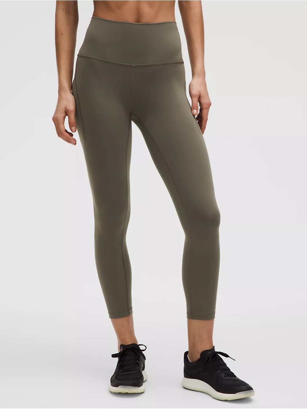 Lululemon Wunder Train High-Rise Crop with Pockets 23" Leggings